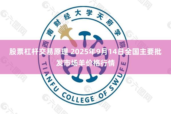 股票杠杆交易原理 2025年9月14日全国主要批发市场羊价格行情